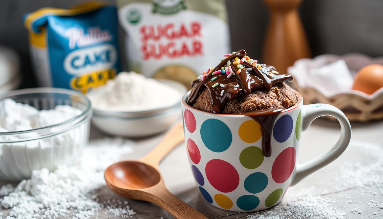 mug cake recipe with cake mix