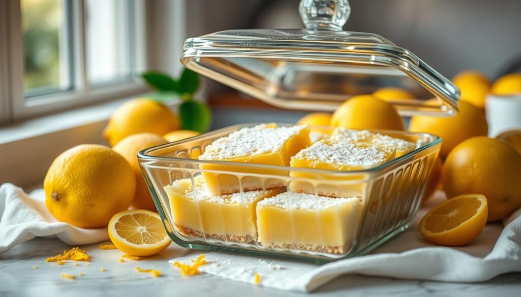 storing lemon bars